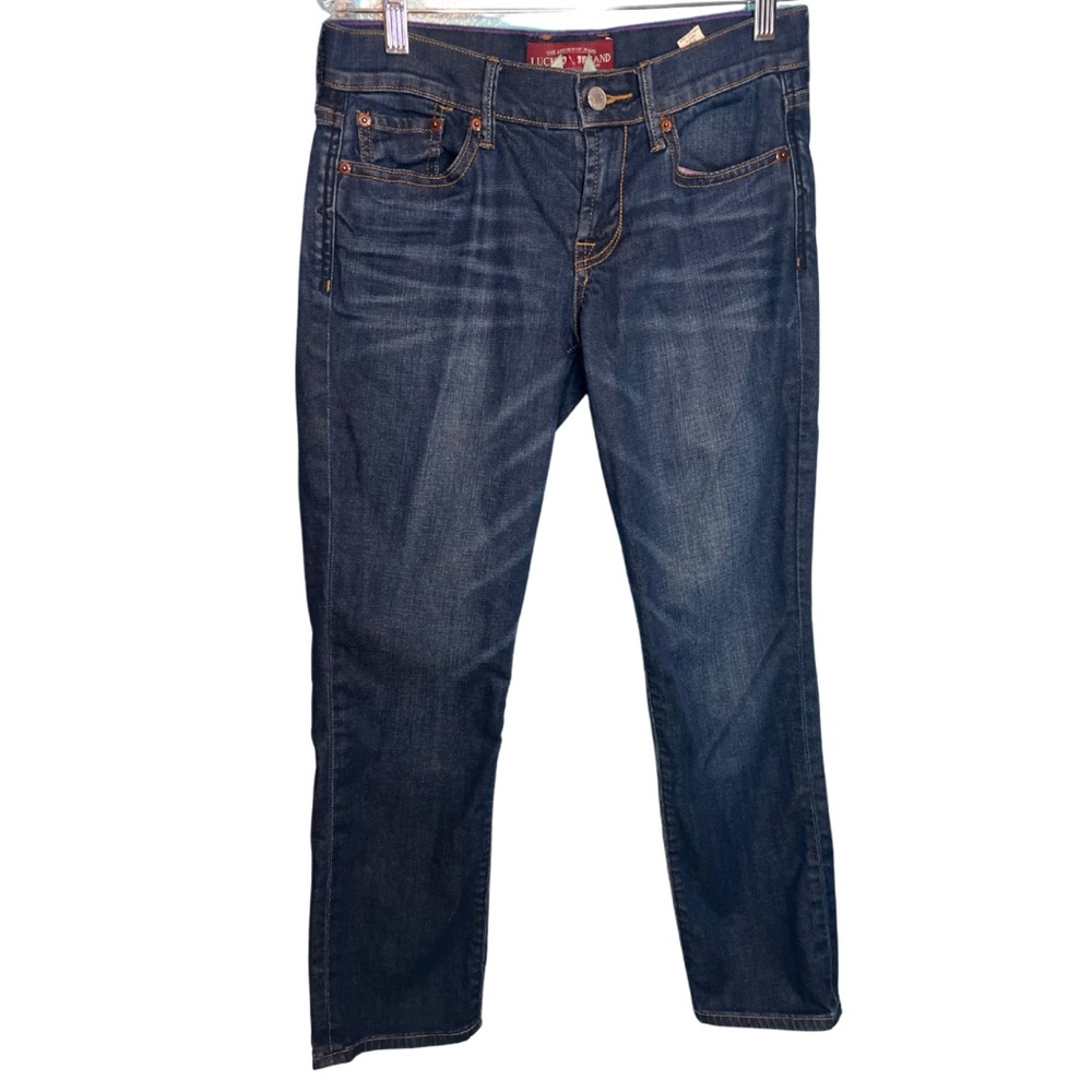 Lucky Brand Size 0 / 25 Sweet and Straight Crop Denim Jeans